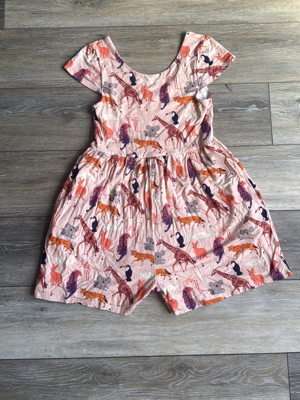 SweetHoney Light Pink Animal Print One-Piece